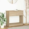 vidaXL Table console avec tiroirs chêne sonoma 85,5x38,5x74,5 cm