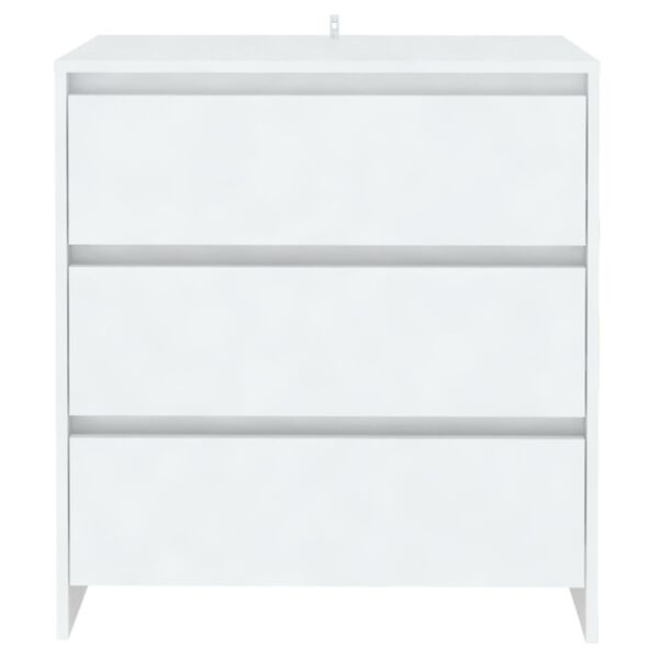 vidaXL Buffet Blanc 70x41x75 cm Bois d'ingénierie