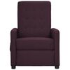 vidaXL Fauteuil de massage Violet Tissu