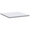 vidaXL Matelas Blanc 200 x 200 cm Tissu jacquard