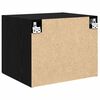 vidaXL Meuble mural Ch&ecirc;ne noir 50 x 42,5 x 40 cm Bois d'ing&eacute;nierie