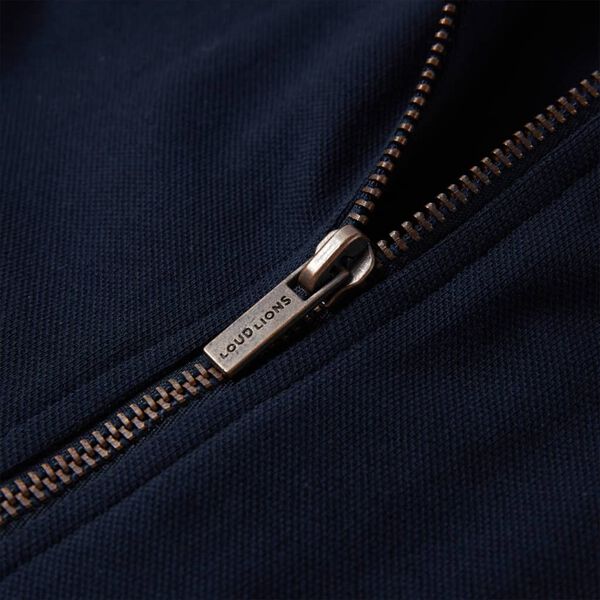 Sweatshirt pour enfants avec fermeture éclair bleu marine 92