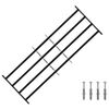 vidaXL Grille de s&eacute;curit&eacute; pour fen&ecirc;tres avec 4 barres crois&eacute;es 3 pc