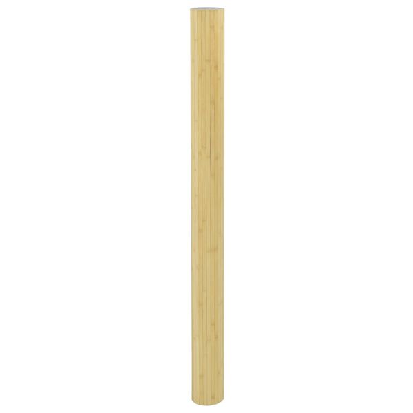 Cloison De Séparation En Bambou Naturel - 165x800 Cm - Pour Séparer Un Espace, Déco Intérieur, Bureau Ou Salon