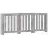 vidaXL Cache-radiateur gris b&eacute;ton 205x21,5x83,5 cm bois d'ing&eacute;nierie
