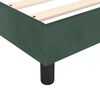 vidaXL Sommier à lattes de lit et matelas Vert foncé 80x200 cm Velours