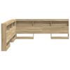 vidaXL T&ecirc;te de lit de rangement Ch&ecirc;ne sonoma 180 cm Bois d'ing&eacute;nierie