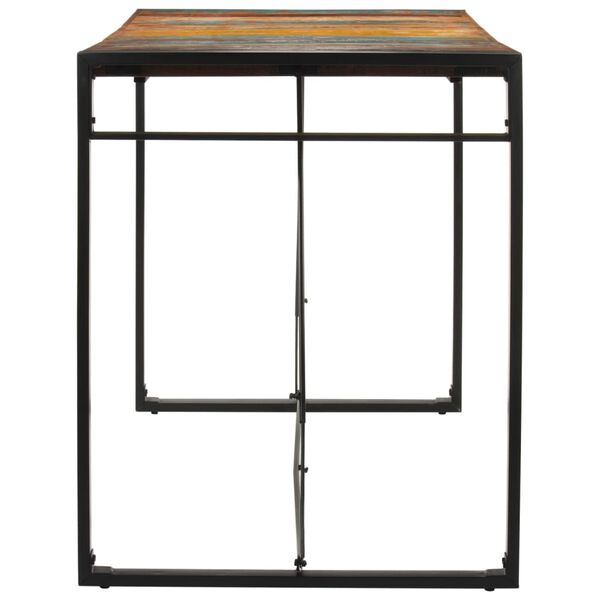 vidaXL Table de bar 175x90x110 cm bois massif de récupération
