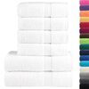 vidaXL Ensemble de serviettes de qualit&eacute; sup&eacute;rieure SOLUND 6 pcs blanc