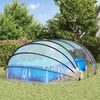 vidaXL D&ocirc;me de tente de piscine Transparent 640 x 432 x 205 cm PVC