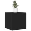 vidaXL Meubles TV muraux 2 pcs Noir 30,5x30x30 cm