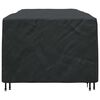 vidaXL Housse pour meubles Uni Noir 300 x 140 x 90 cm 600D