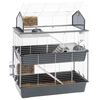 Ferplast Clapier Barn 100 Double 95x57x121 cm Gris
