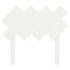 vidaXL Tête de lit Blanc 92x3x81 cm Bois massif de pin