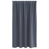 vidaXL Rideaux occultants avec anneaux 2 pcs Anthracite 140 x 140 cm