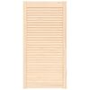 vidaXL Porte d'armoire &agrave; persiennes 99,3x49,4 cm bois de pin massif