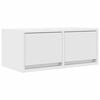 vidaXL Meuble TV blanc 60x31x25,5 cm bois d'ing&eacute;nierie