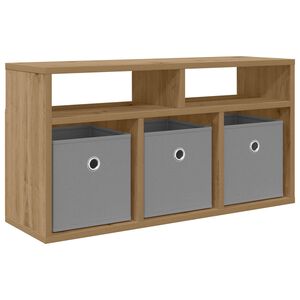 vidaXL Basboard avec tiroir Ch&ecirc;ne artisanal 72 x 22,5 x 38 cm