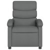 vidaXL Fauteuil inclinable &eacute;lectrique Gris fonc&eacute; Tissu