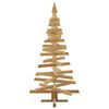 vidaXL Arbres de Noël avec support Marron 150 cm Bois massif en pin