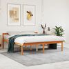vidaXL Lit pour personne &acirc;g&eacute;e sans matelas 160x200 cm bois pin massif