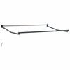 vidaXL Cadre de store r&eacute;tractable &eacute;lectrique Anthracite 3 x 2 m