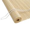 vidaXL Store enrouleur Naturel 50 x 160 cm Bambou