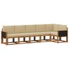 vidaXL Ensemble de canap&eacute;s d'ext&eacute;rieur 6 pcs Naturel et Beige