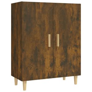 vidaXL Buffet Ch&ecirc;ne fum&eacute; 70x34x90 cm Bois d'ing&eacute;nierie