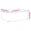 vidaXL Bo&icirc;tes de rangement en plastique 6 pcs 10 L empilables
