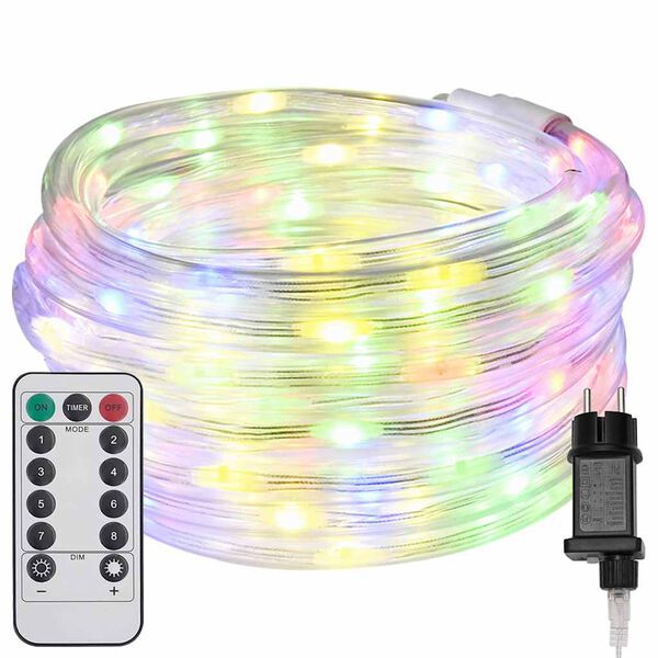 vidaXL Lumi&egrave;re en corde avec 120 LED Multicolore 5 m PVC