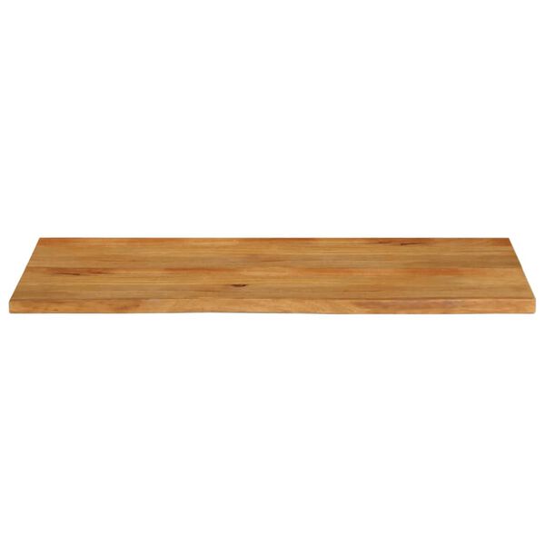vidaXL Dessus de table &agrave; bord vivant 140x60x2,5cm bois massif manguier