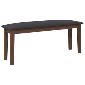 vidaXL Banc 110 cm marron bois massif caoutchouc
