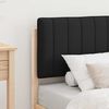 vidaXL Cadre de lit avec t&ecirc;te de lit rembourr&eacute;e Noir 80 x 200 cm