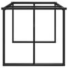 vidaXL Pieds de table à manger cadre en O 180x80x73 cm acier
