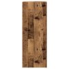vidaXL Meuble mural vieux bois 30,5x30x90 cm bois d'ing&eacute;nierie