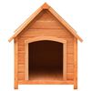 vidaXL Niche pour chiens Bois de pin et de sapin massif 72x85x82 cm