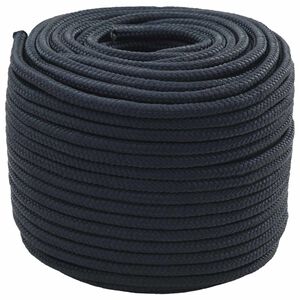 vidaXL Corde de bateau Bleu royal 500 m Polyester