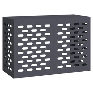 vidaXL Housse de climatiseur Anthracite 90 x 40 x 60 cm
