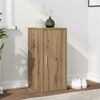 vidaXL Armoire &agrave; chaussures ch&ecirc;ne artisanal bois d'ing&eacute;nierie