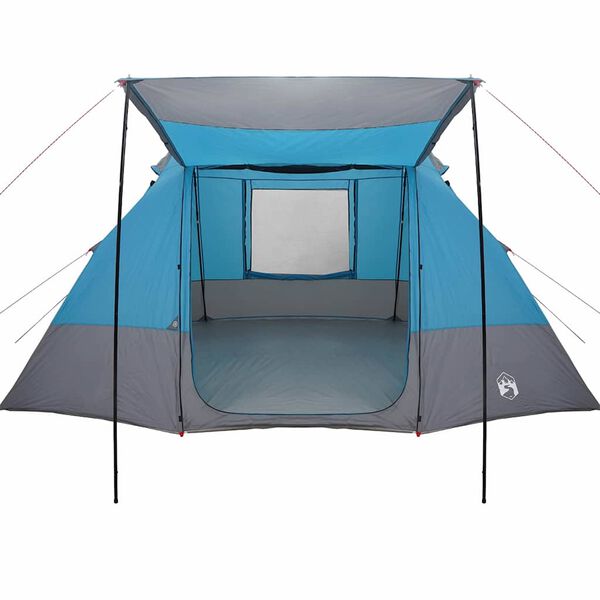 vidaXL Tente de camping avec toit Bleu 482 x 360 x 227 cm taffetas