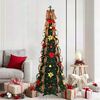 vidaXL Sapin de Noël artificiel avec 150 LED Vert 180 cm PVC