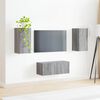 vidaXL Ensemble meuble TV 2 pcs Gris Sonoma Bois d'ing&eacute;nierie