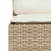 vidaXL Salon de jardin avec coussins 7 pcs beige résine tressée