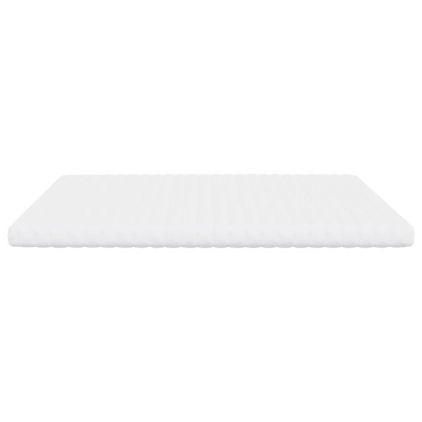 vidaXL Matelas en mousse blanc 200x200 cm 7 zones dureté 20 ILD