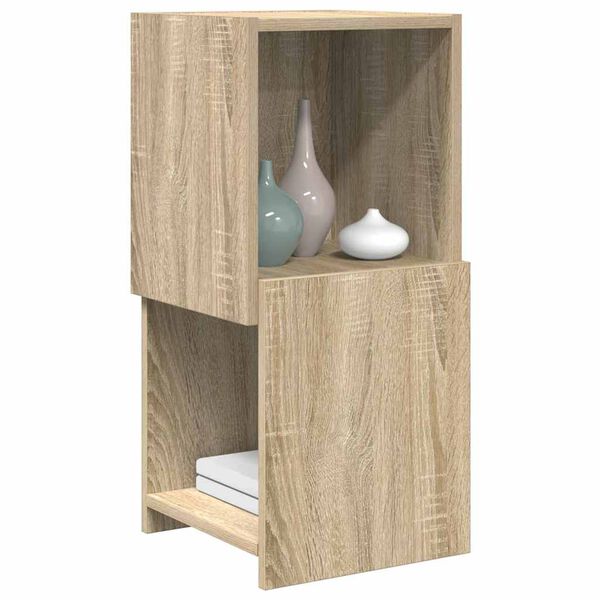 vidaXL Meuble d'angle Ch&ecirc;ne Sonoma 30,5x30x65cm Bois d'ing&eacute;nierie