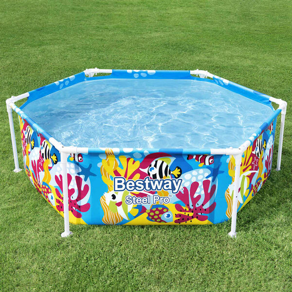 Bestway Piscine hors sol pour enfants Pro UV Careful Acier 183x51 cm
