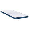 vidaXL Surmatelas Blanc 70 x 200 cm Tissu jacquard