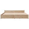 vidaXL Cadre de lit sans matelas 200x200 cm bois massif de pin