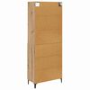 vidaXL Haut Armoire avec tiroir Ch&ecirc;ne artisanal 69,5 x 34 x 180 cm